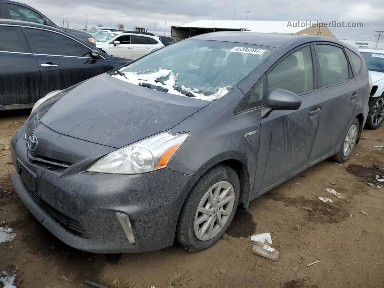 2014 Toyota Prius V  Charcoal vin: JTDZN3EU7EJ002383