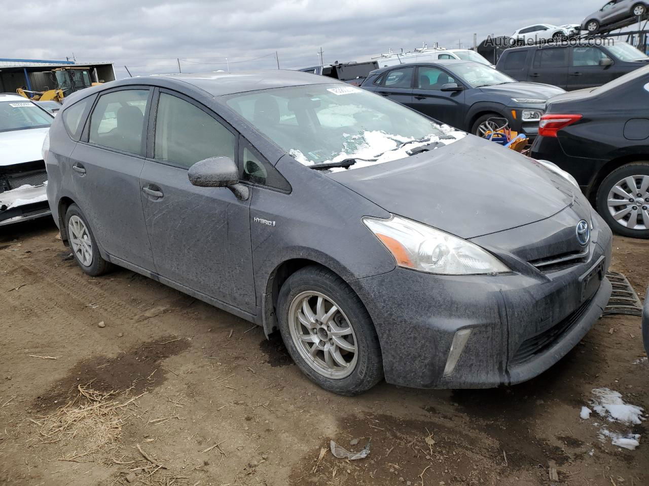 2014 Toyota Prius V  Charcoal vin: JTDZN3EU7EJ002383