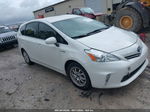 2012 Toyota Prius V Three White vin: JTDZN3EU8C3049682