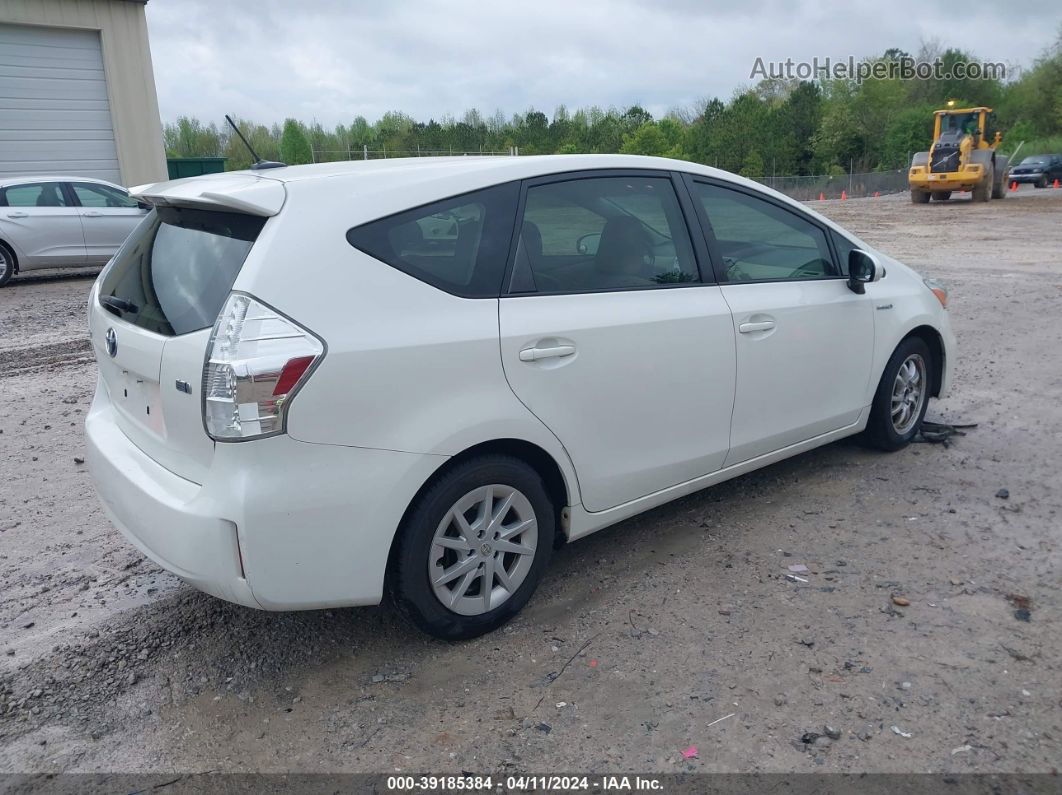 2012 Toyota Prius V Three Белый vin: JTDZN3EU8C3049682