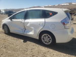2012 Toyota Prius V  White vin: JTDZN3EU8C3055515