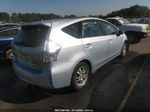 2012 Toyota Prius V Two/three/five Light Blue vin: JTDZN3EU8C3081791