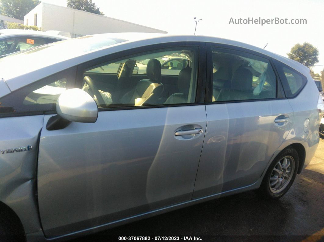 2012 Toyota Prius V Two/three/five Светло-синий vin: JTDZN3EU8C3081791