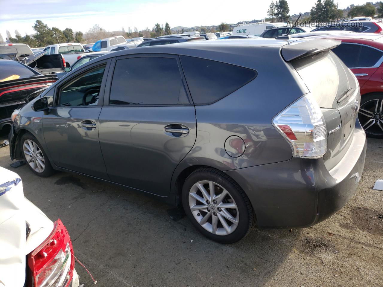 2012 Toyota Prius V  Gray vin: JTDZN3EU8C3091110