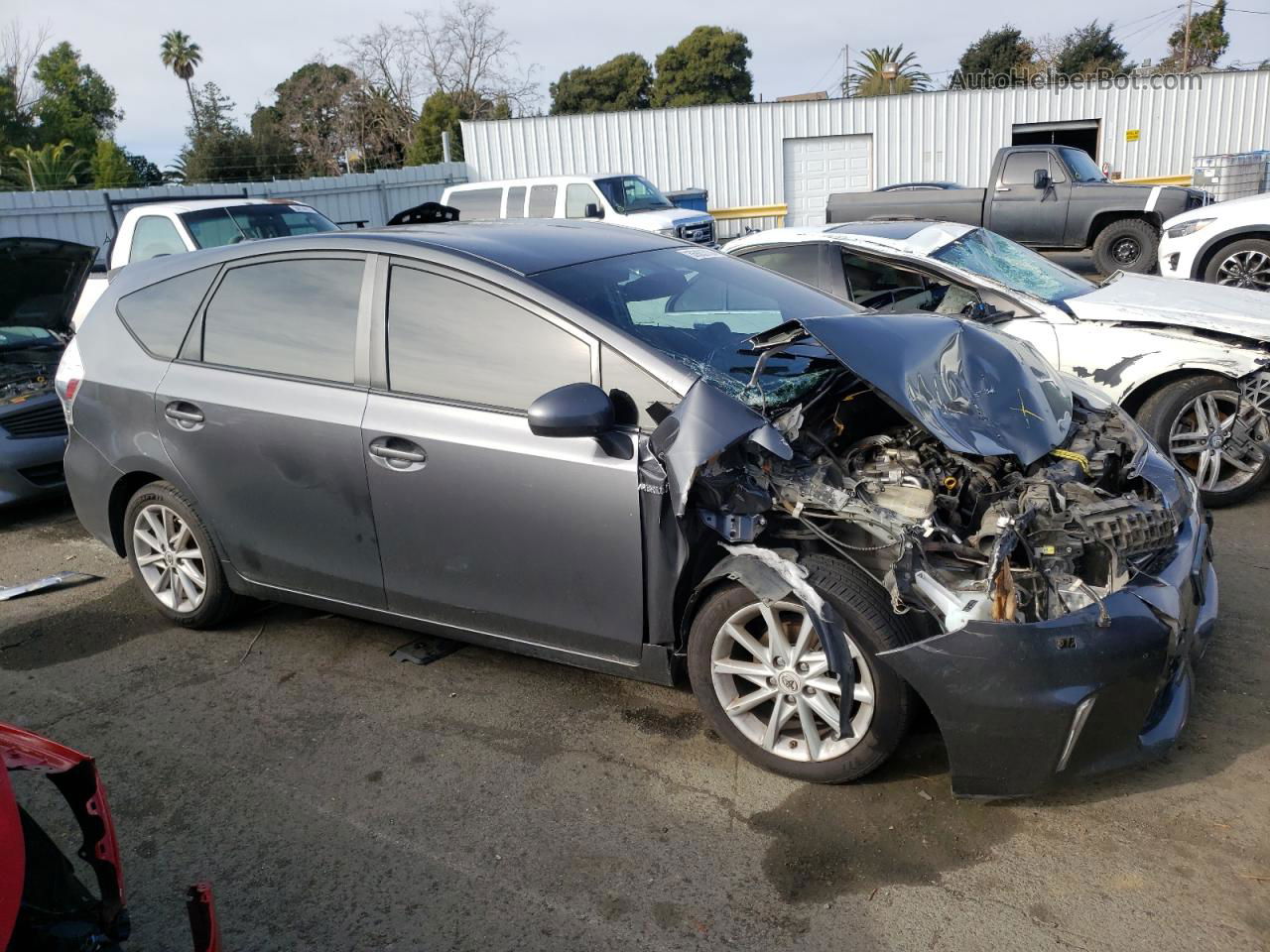 2012 Toyota Prius V  Gray vin: JTDZN3EU8C3091110