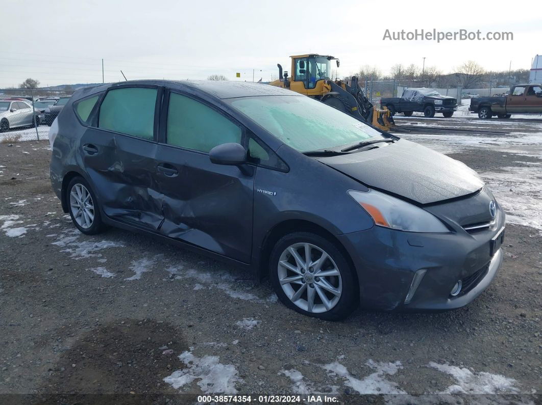 2012 Toyota Prius V Five Gray vin: JTDZN3EU8C3092127