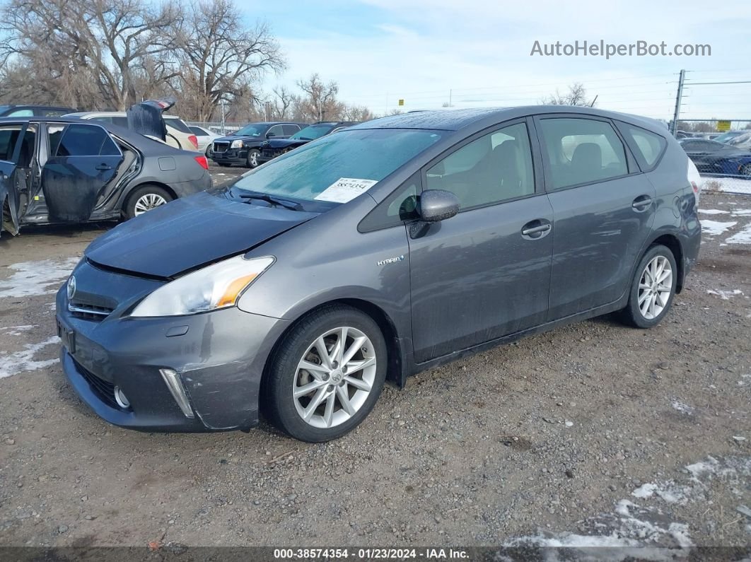 2012 Toyota Prius V Five Gray vin: JTDZN3EU8C3092127