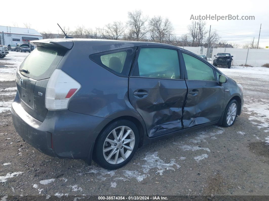 2012 Toyota Prius V Five Gray vin: JTDZN3EU8C3092127