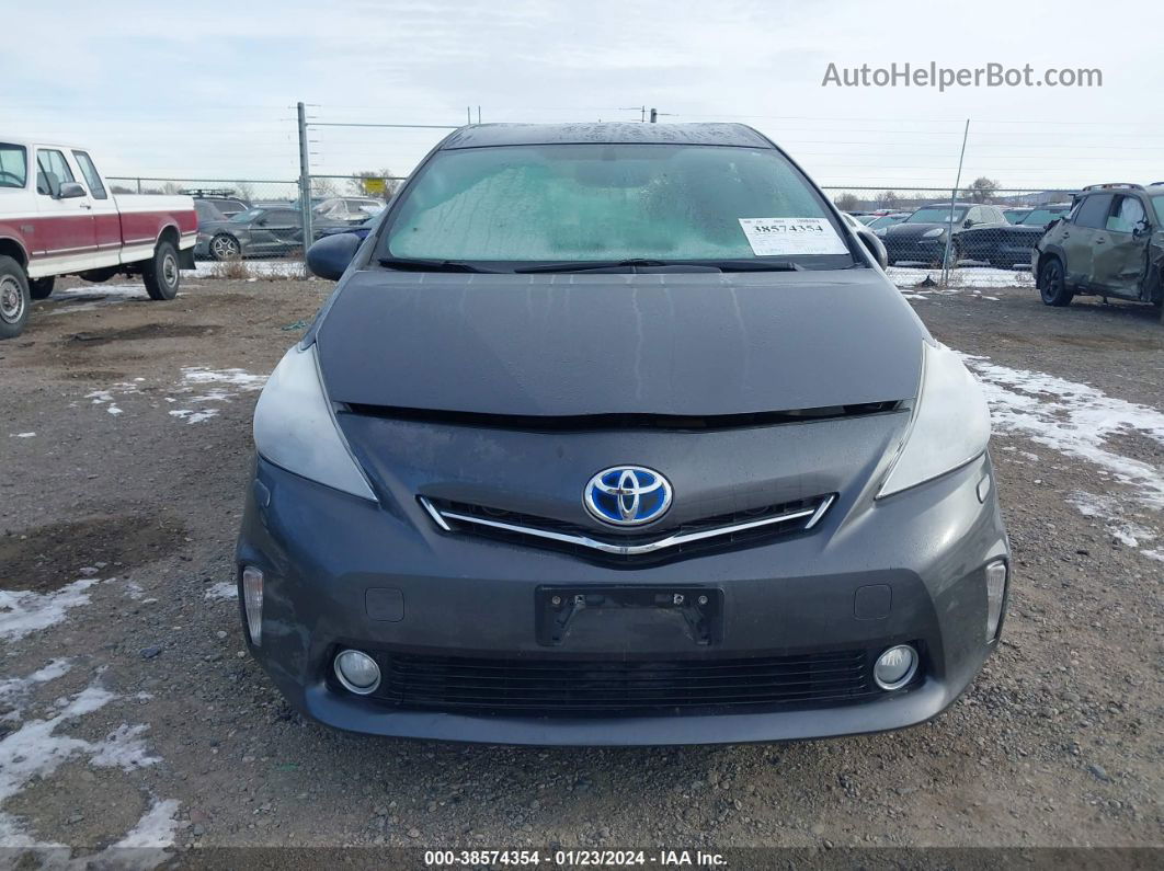 2012 Toyota Prius V Five Gray vin: JTDZN3EU8C3092127