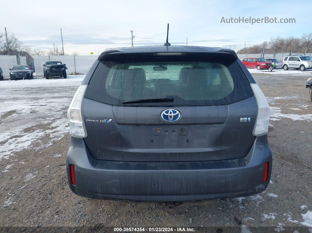 2012 Toyota Prius V Five Gray vin: JTDZN3EU8C3092127