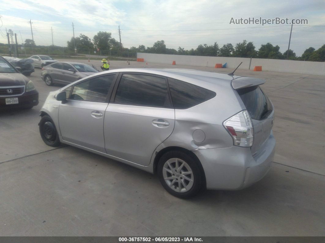 2012 Toyota Prius V Two Silver vin: JTDZN3EU8C3095397