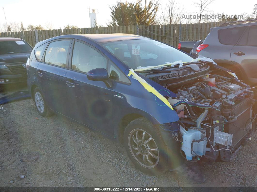 2012 Toyota Prius V Two Dark Blue vin: JTDZN3EU8C3123859