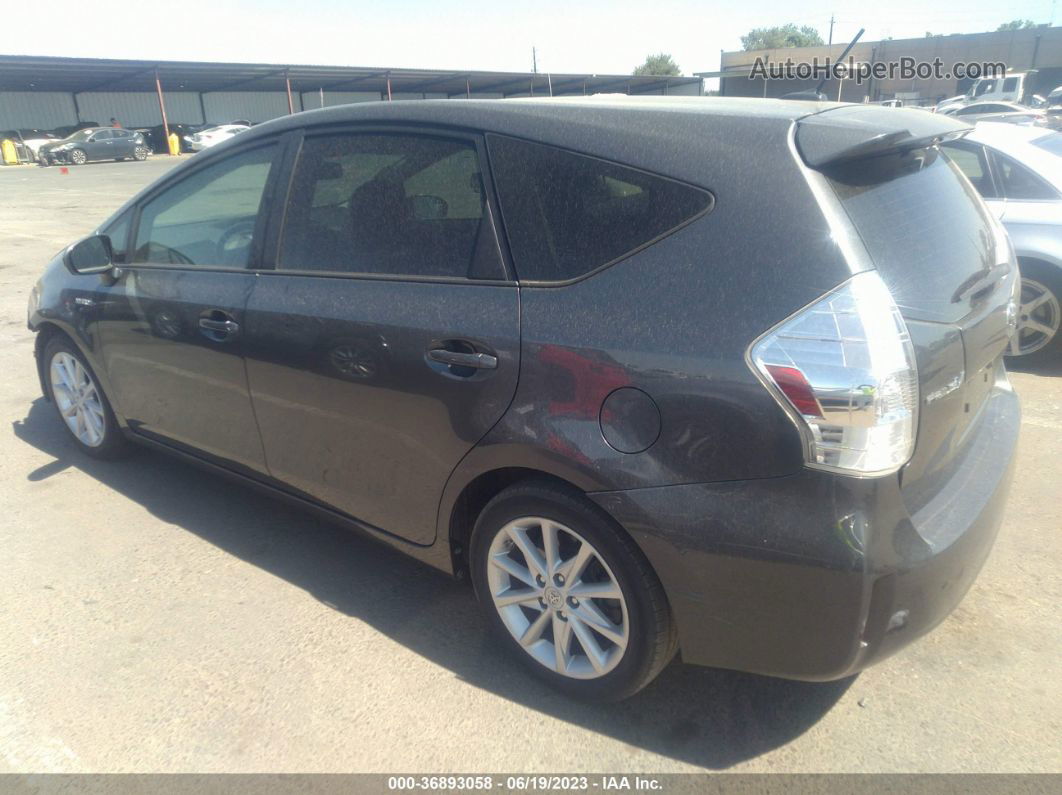 2012 Toyota Prius V Five Gray vin: JTDZN3EU8C3139804