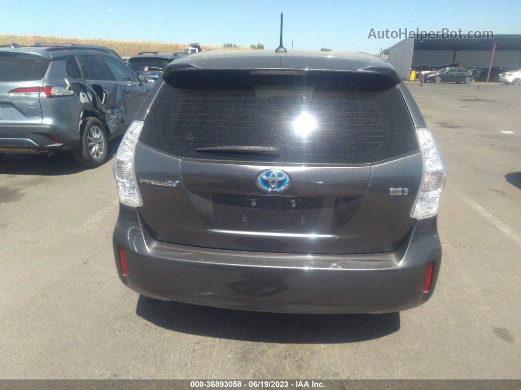 2012 Toyota Prius V Five Gray vin: JTDZN3EU8C3139804