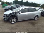 2012 Toyota Prius V Two/three/five Silver vin: JTDZN3EU8C3141875