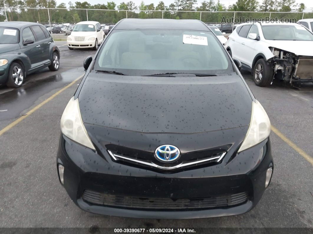 2012 Toyota Prius V Two Черный vin: JTDZN3EU8C3147983