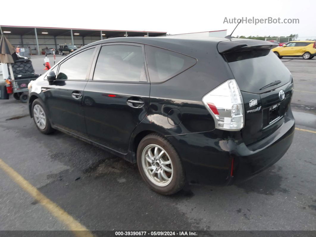 2012 Toyota Prius V Two Черный vin: JTDZN3EU8C3147983