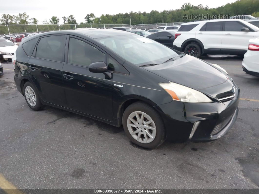 2012 Toyota Prius V Two Черный vin: JTDZN3EU8C3147983