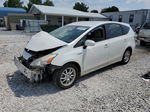 2012 Toyota Prius V  White vin: JTDZN3EU8C3151726