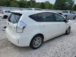 2012 Toyota Prius V  White vin: JTDZN3EU8C3151726