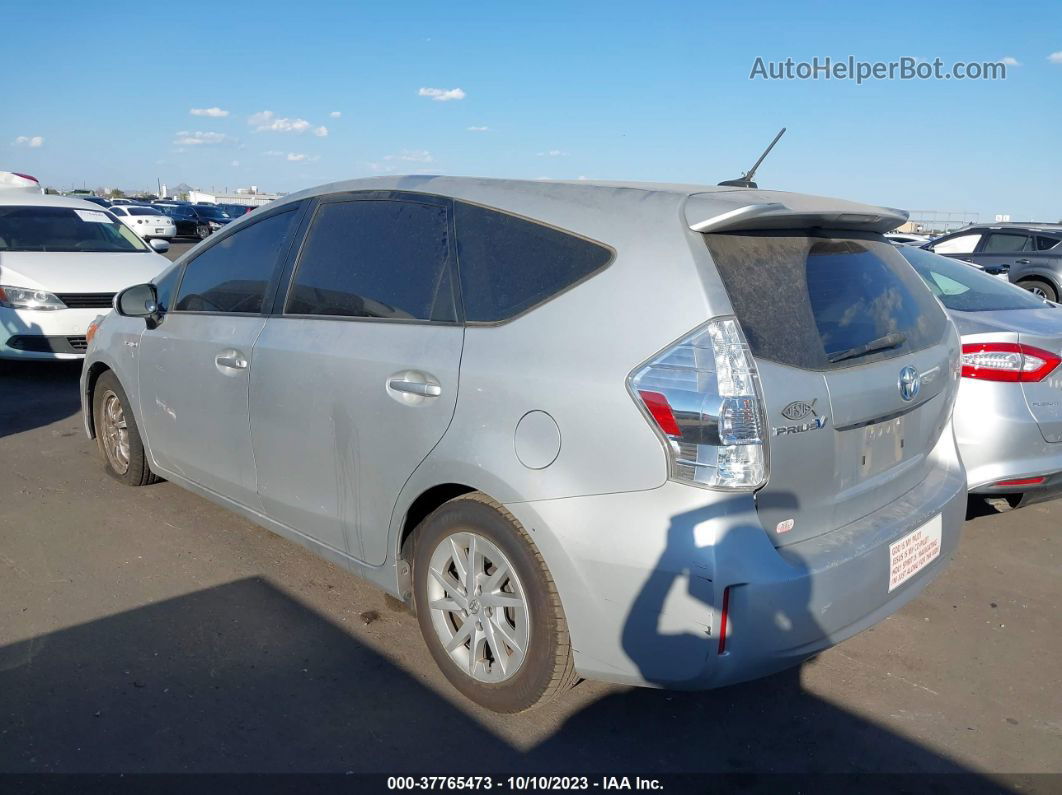 2012 Toyota Prius V Two/three/five Silver vin: JTDZN3EU8C3157218