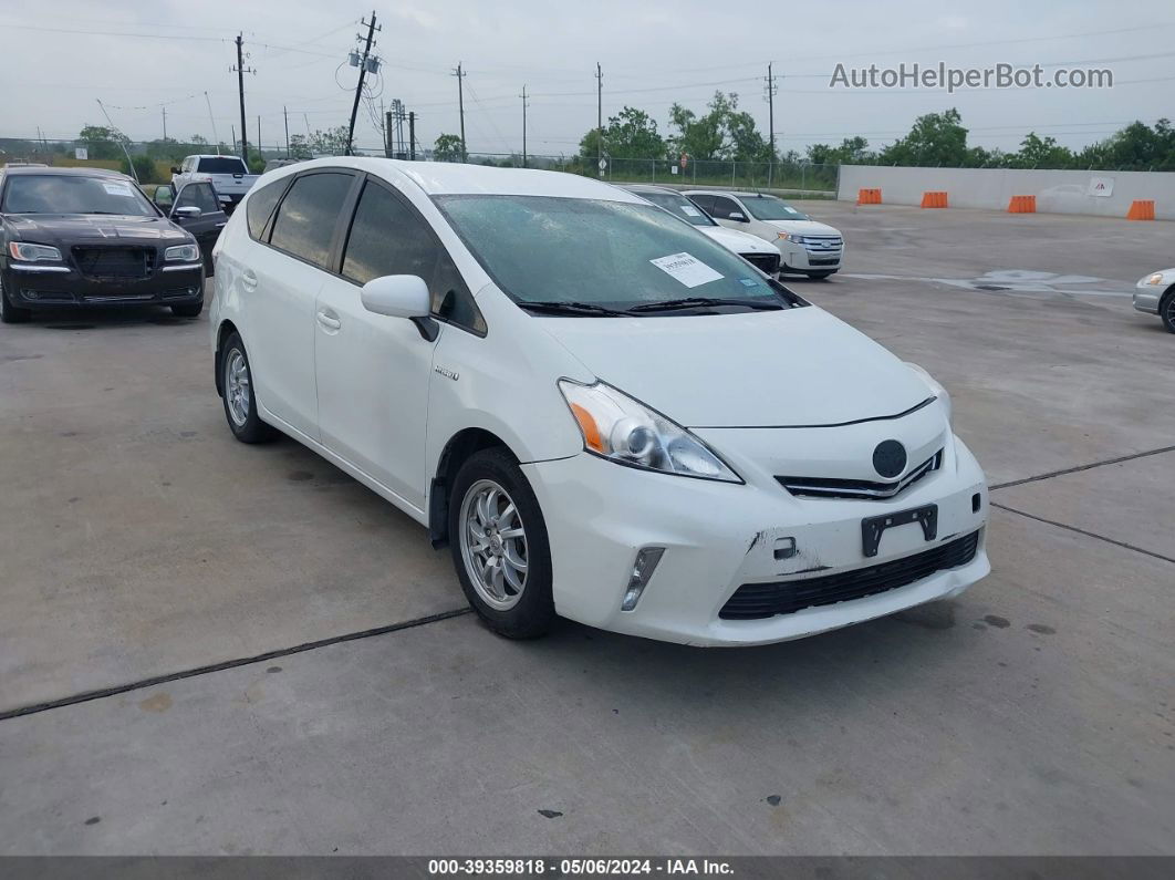 2012 Toyota Prius V Three Белый vin: JTDZN3EU8C3161835