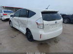 2012 Toyota Prius V Three White vin: JTDZN3EU8C3161835