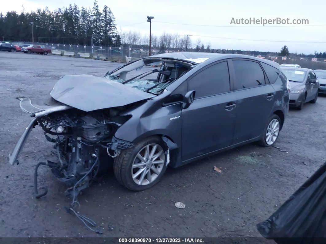 2012 Toyota Prius V Five Gray vin: JTDZN3EU8C3184418