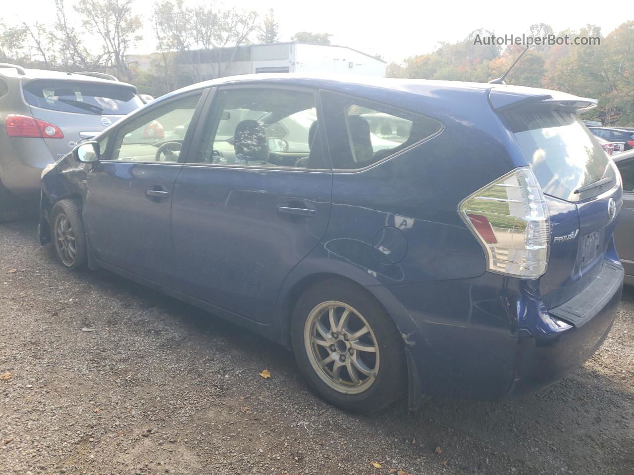 2014 Toyota Prius V  Blue vin: JTDZN3EU8E3301756