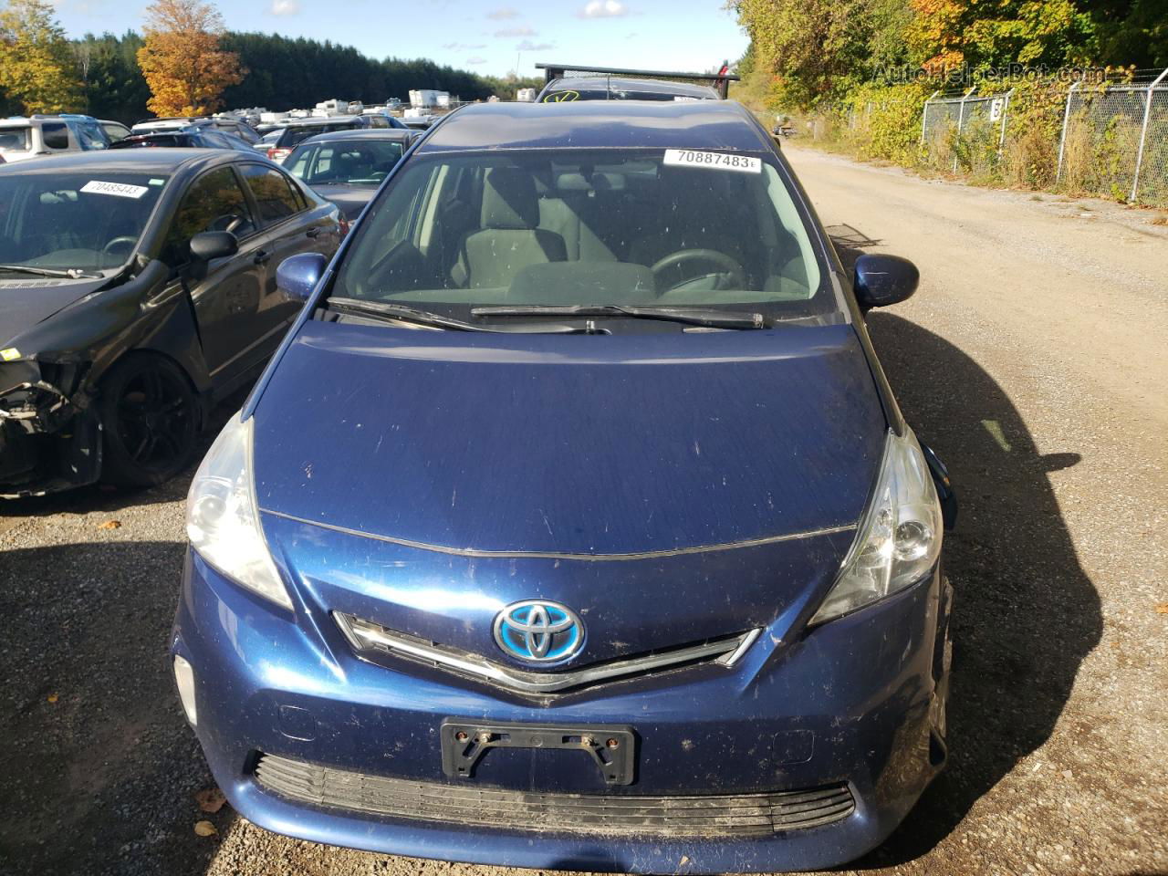 2014 Toyota Prius V  Blue vin: JTDZN3EU8E3301756