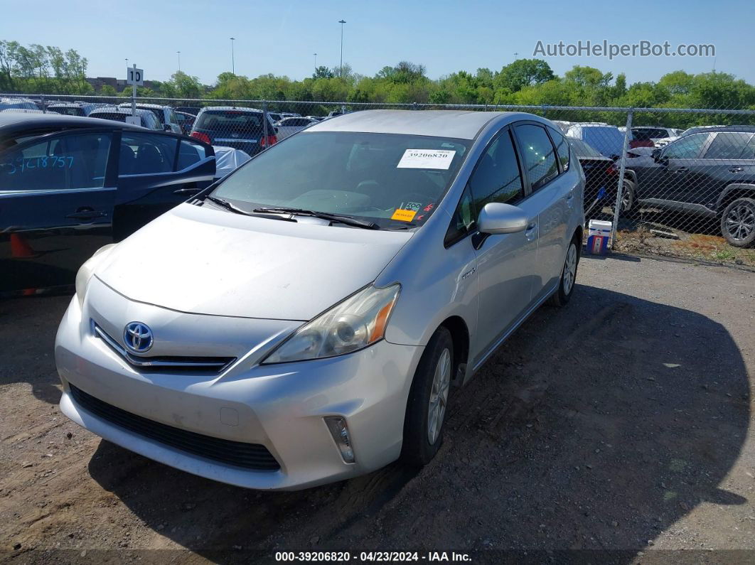 2012 Toyota Prius V Three Silver vin: JTDZN3EU9C3041834