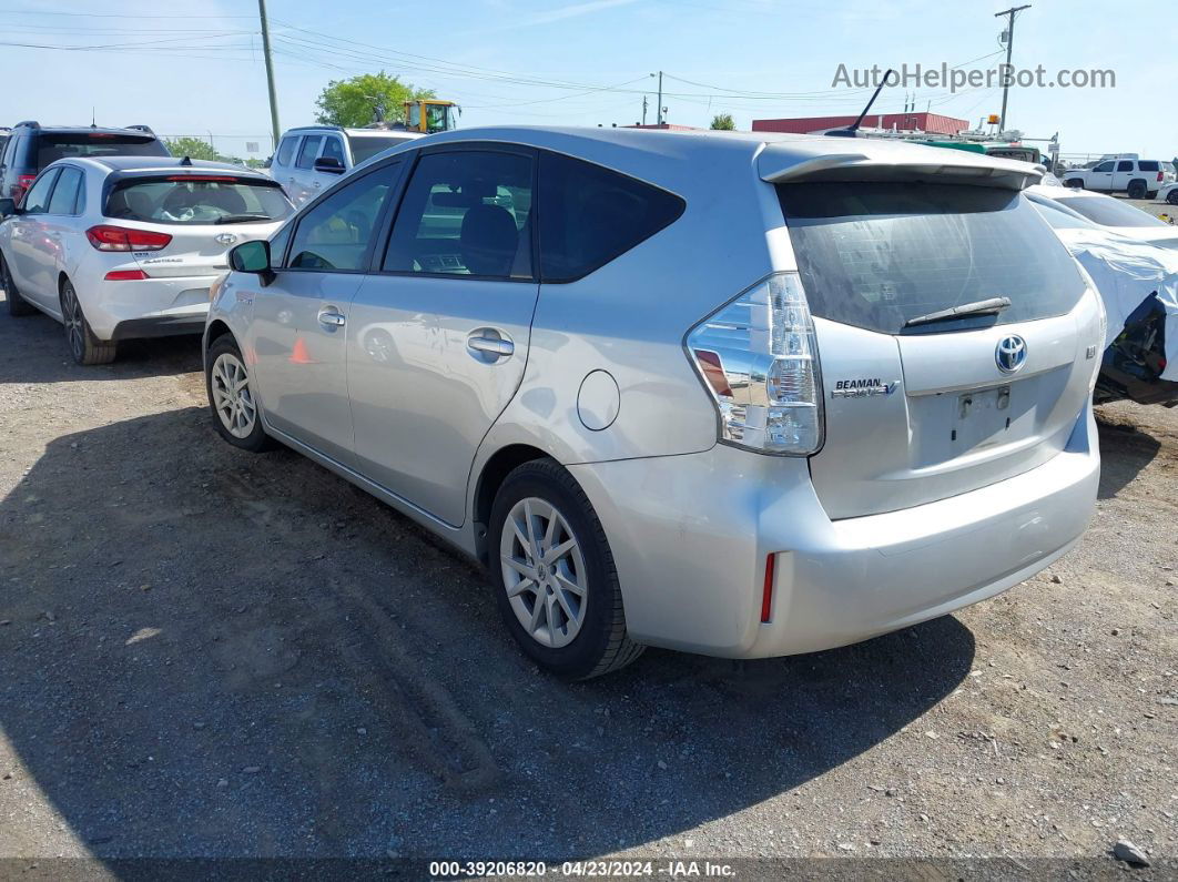 2012 Toyota Prius V Three Серебряный vin: JTDZN3EU9C3041834