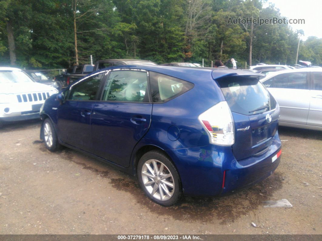 2012 Toyota Prius V Five Blue vin: JTDZN3EU9C3056754