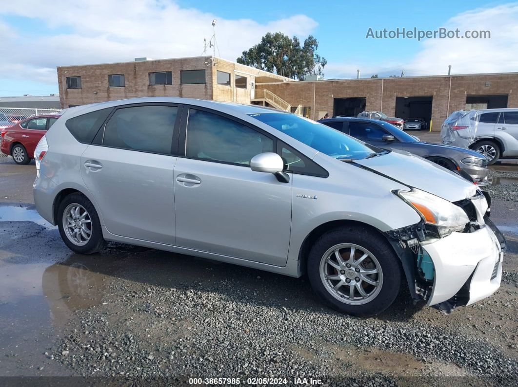 2012 Toyota Prius V Two Silver vin: JTDZN3EU9C3062943