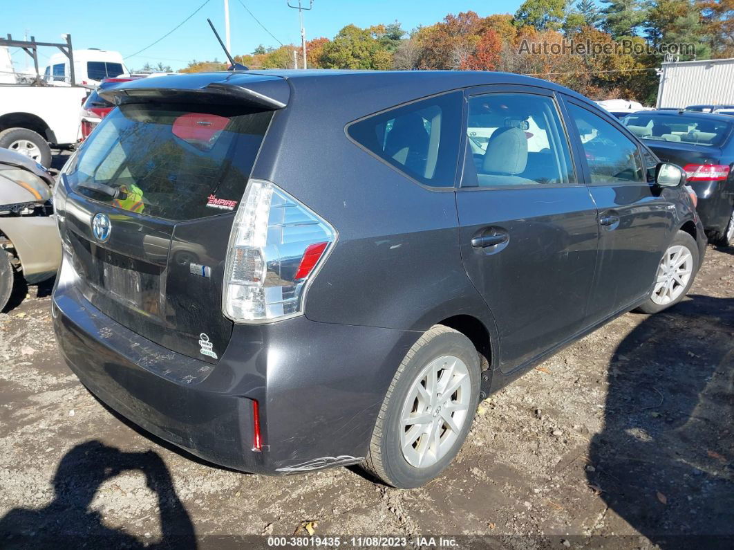 2012 Toyota Prius V Two Gray vin: JTDZN3EU9C3066698