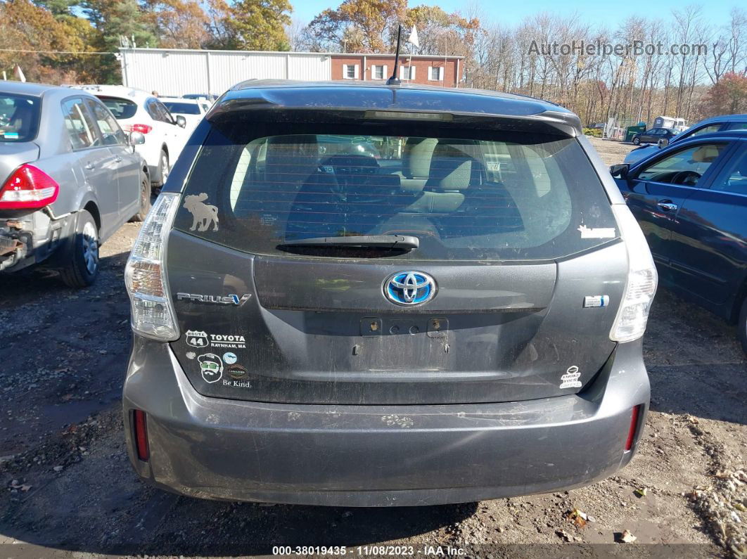 2012 Toyota Prius V Two Gray vin: JTDZN3EU9C3066698