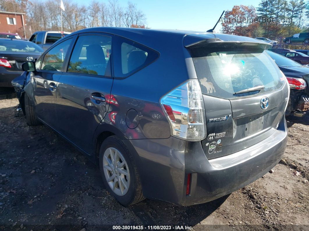 2012 Toyota Prius V Two Gray vin: JTDZN3EU9C3066698