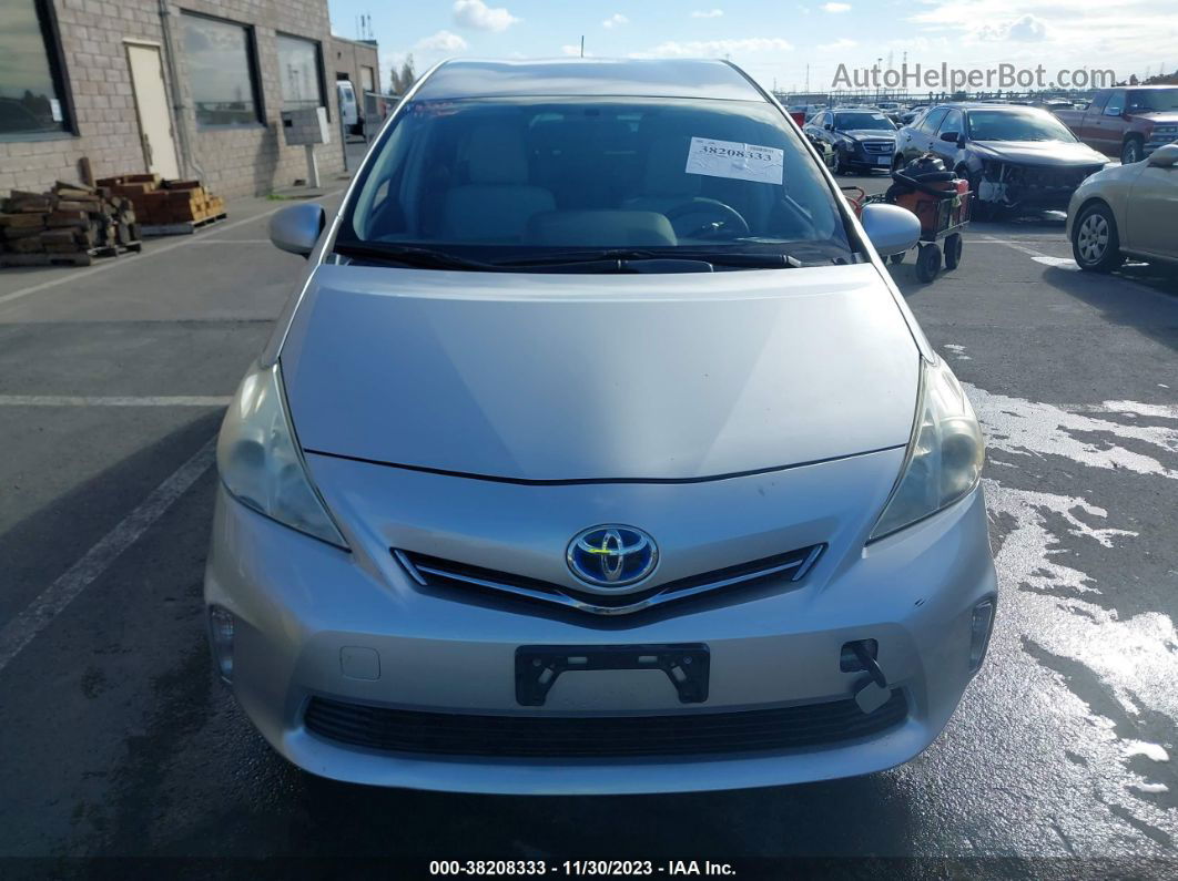 2012 Toyota Prius V Three Silver vin: JTDZN3EU9C3073053