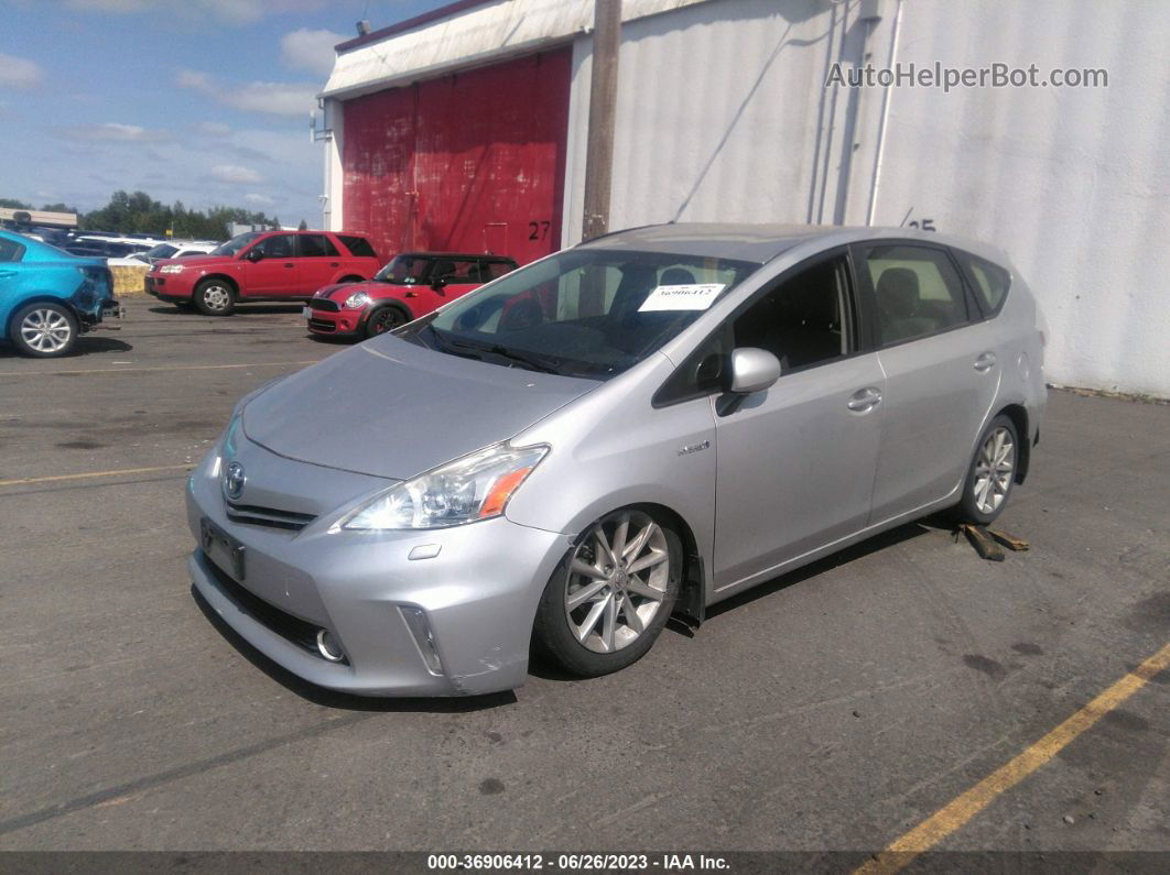 2012 Toyota Prius V Five Silver vin: JTDZN3EU9C3082884