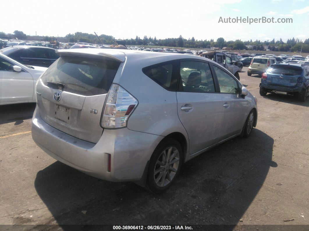 2012 Toyota Prius V Five Silver vin: JTDZN3EU9C3082884