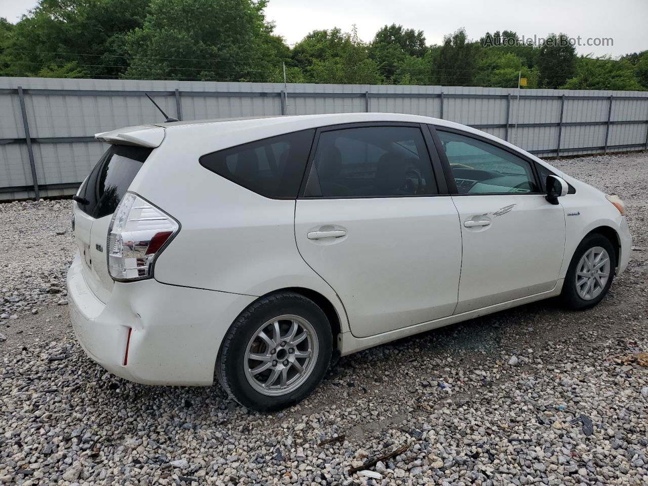 2012 Toyota Prius V  Белый vin: JTDZN3EU9C3090385