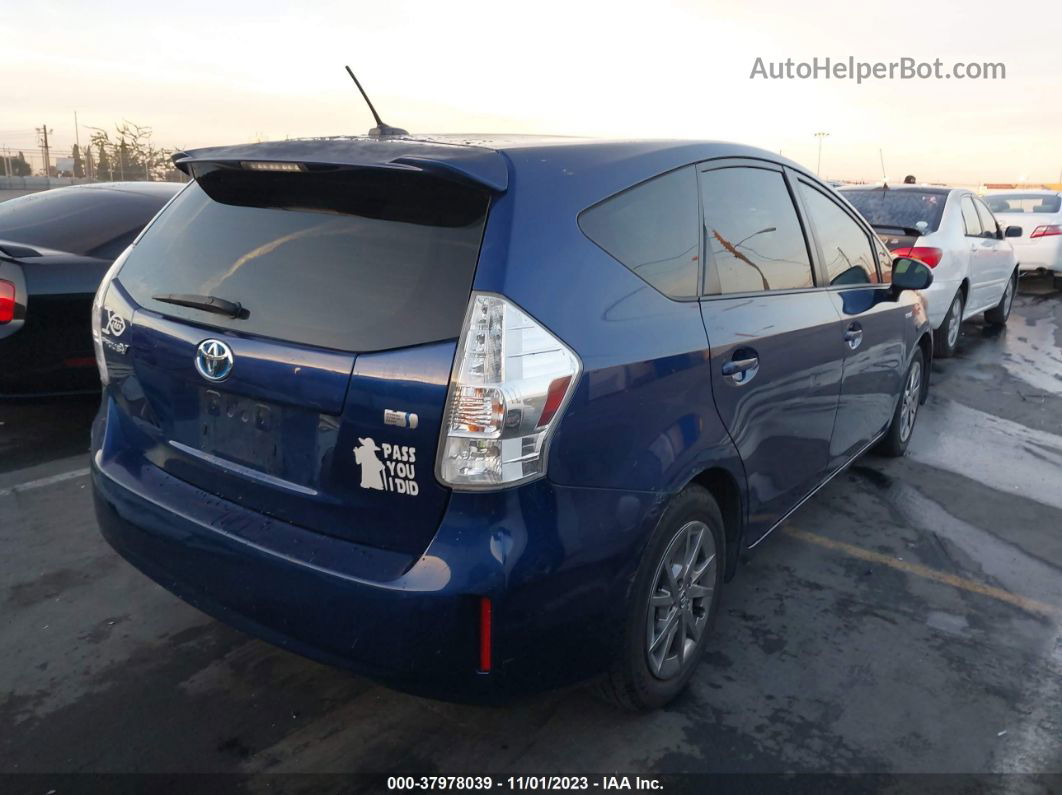 2012 Toyota Prius V Three Blue vin: JTDZN3EU9C3101269