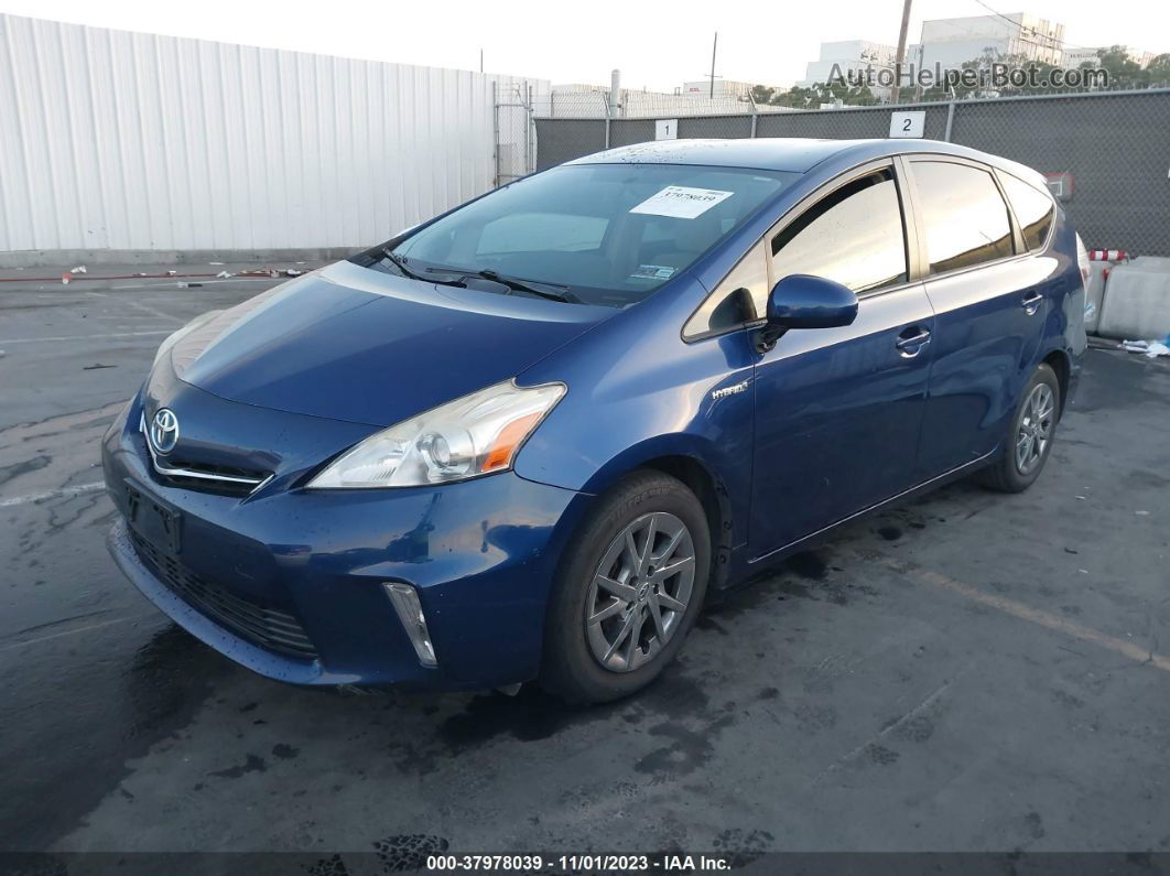 2012 Toyota Prius V Three Blue vin: JTDZN3EU9C3101269