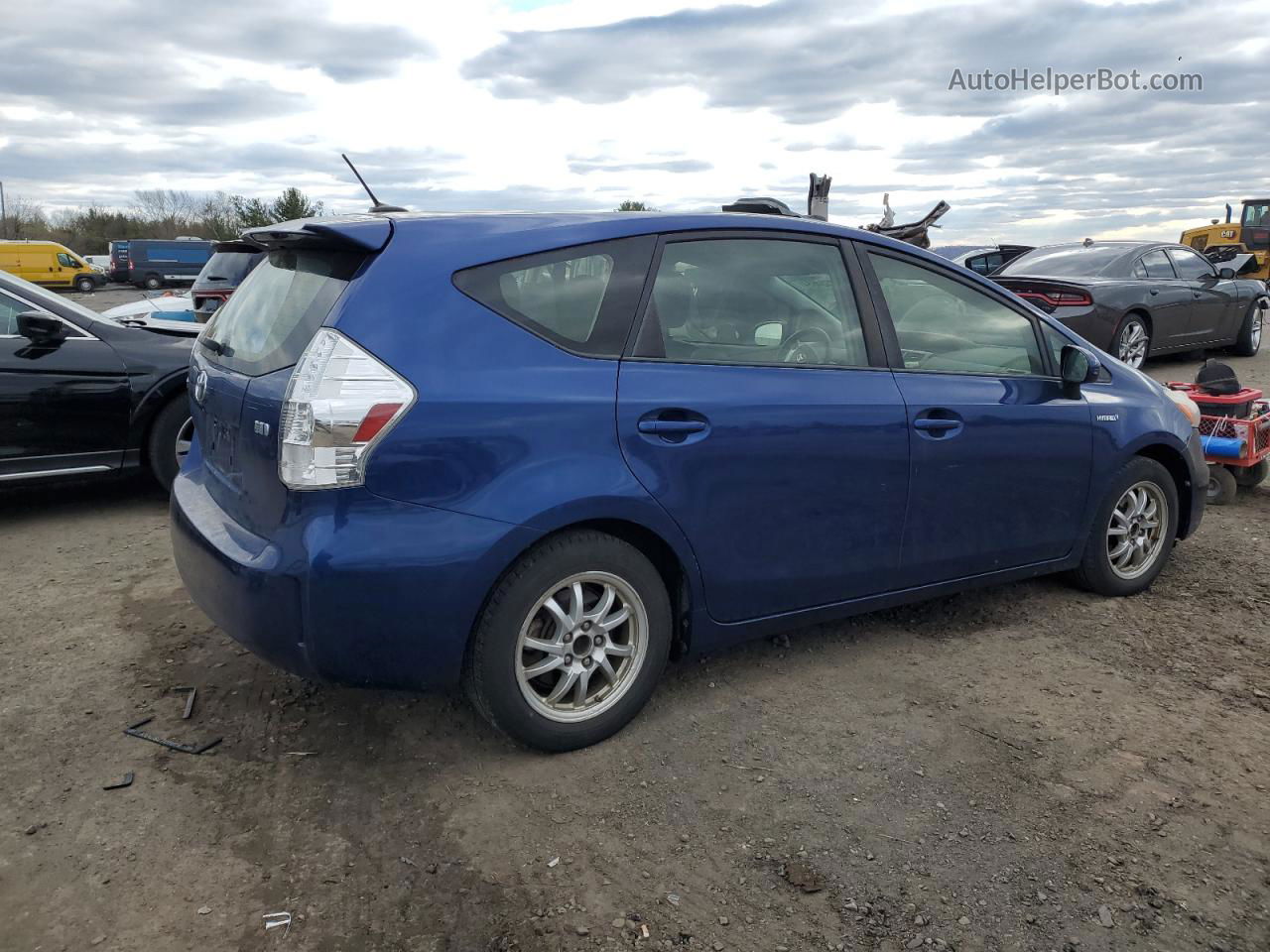 2012 Toyota Prius V  Синий vin: JTDZN3EU9C3111106