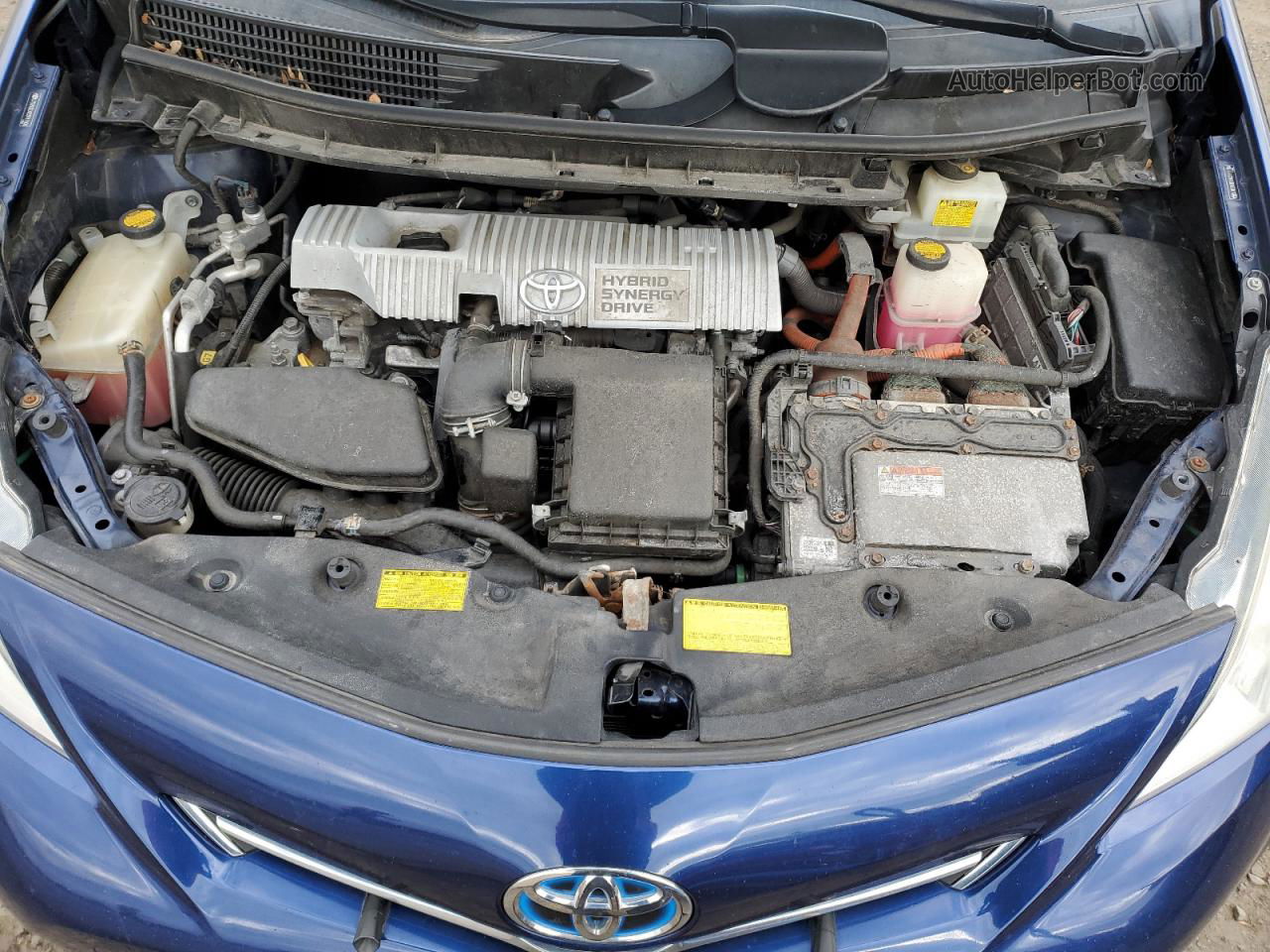 2012 Toyota Prius V  Blue vin: JTDZN3EU9C3111106