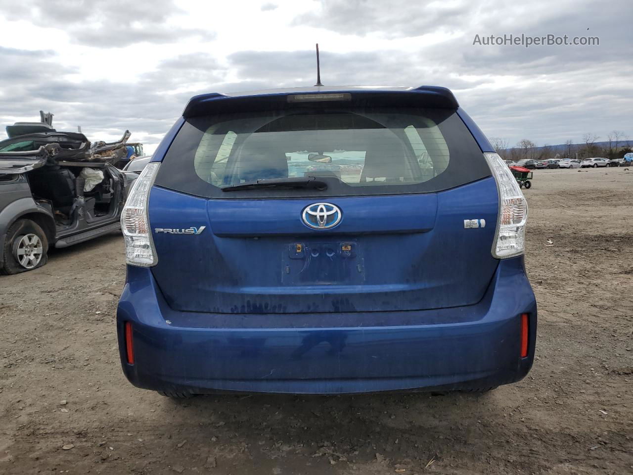 2012 Toyota Prius V  Синий vin: JTDZN3EU9C3111106