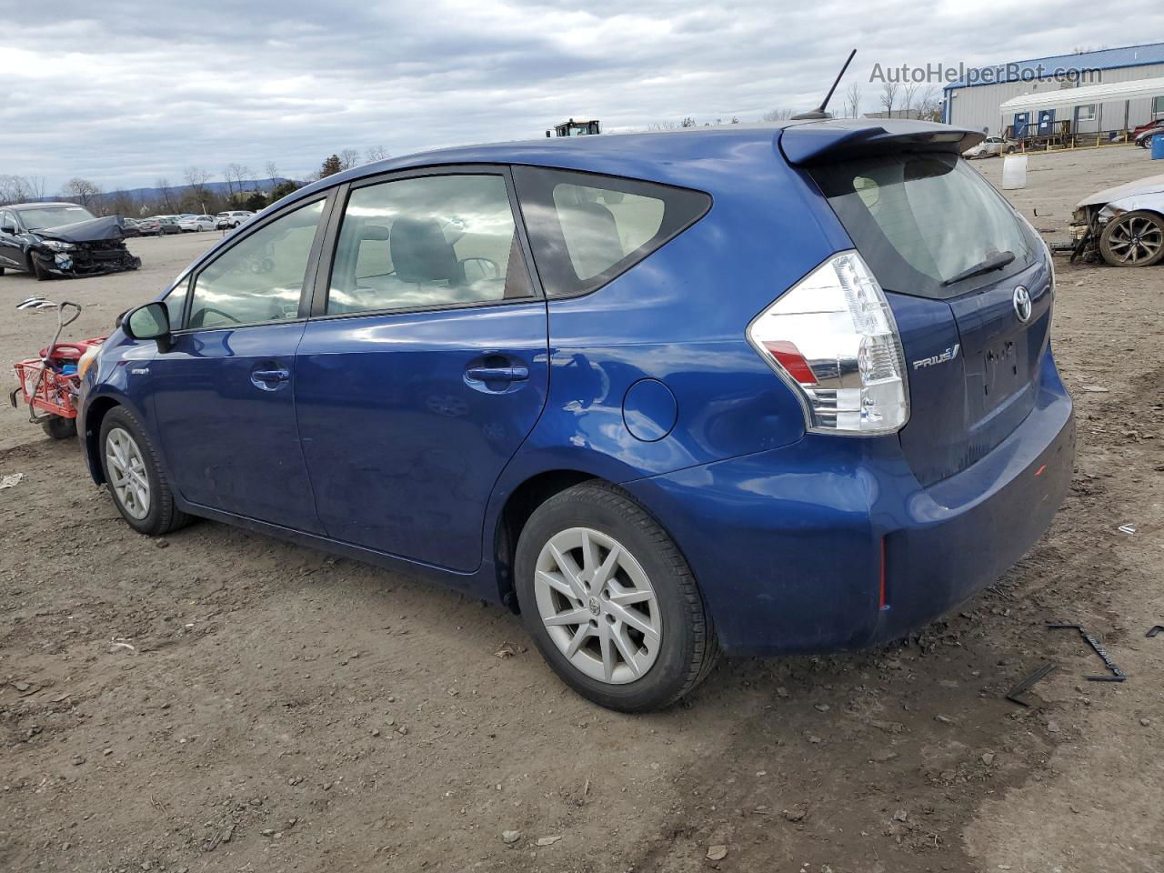 2012 Toyota Prius V  Синий vin: JTDZN3EU9C3111106