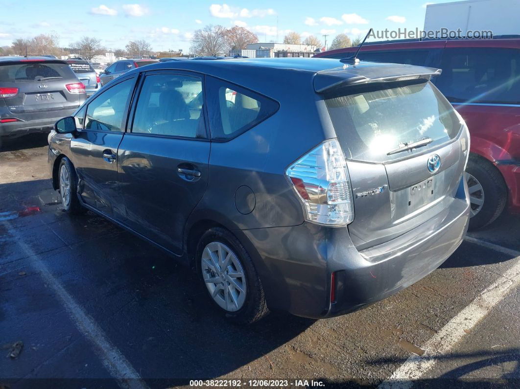 2012 Toyota Prius V Three Gray vin: JTDZN3EU9C3136023