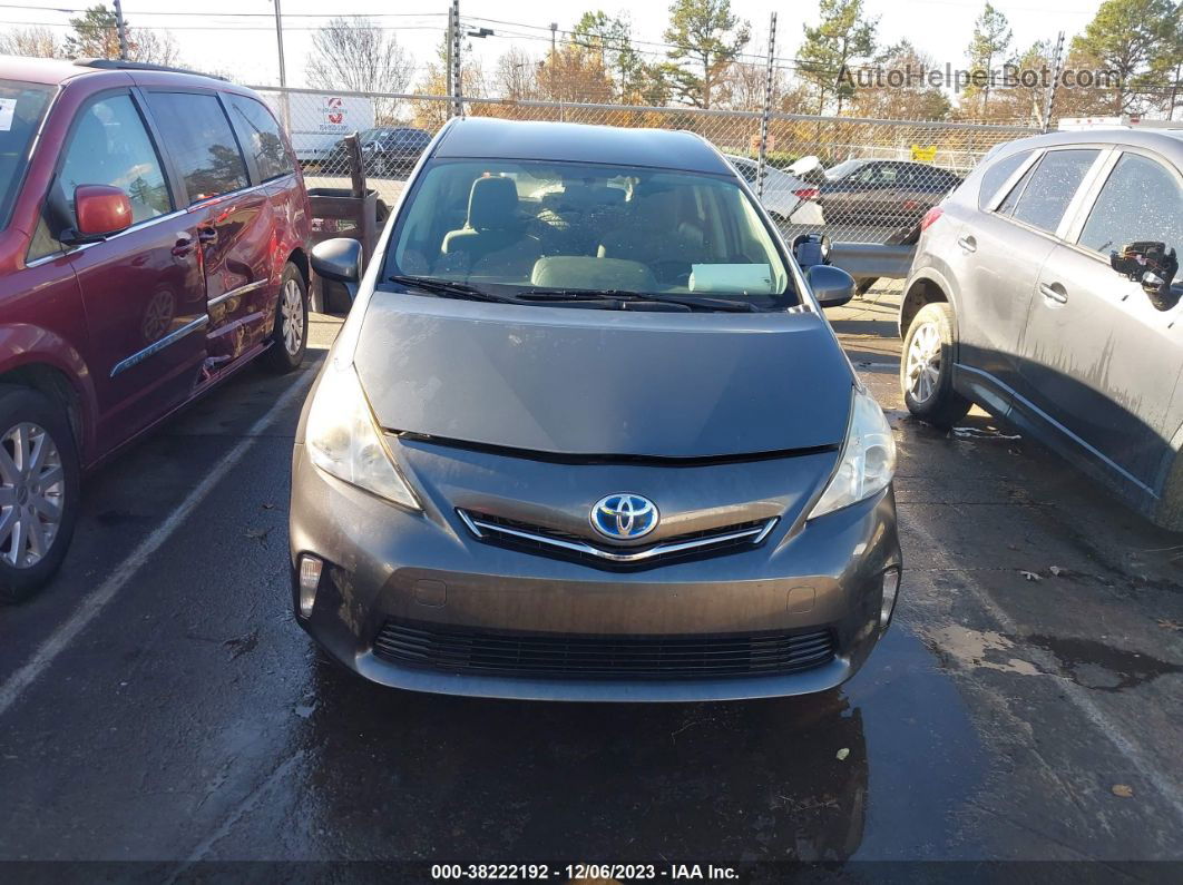 2012 Toyota Prius V Three Gray vin: JTDZN3EU9C3136023