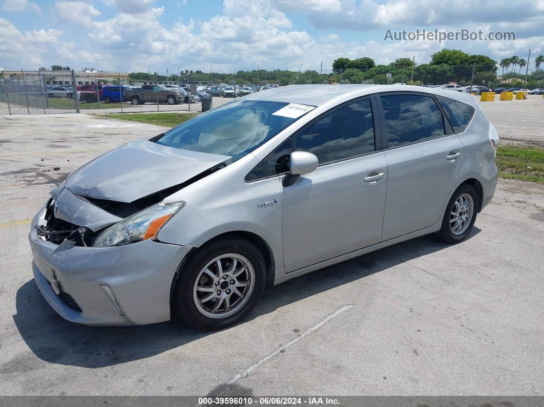 2012 Toyota Prius V Three Silver vin: JTDZN3EU9C3170690